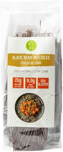 The Konjac Shop – Schwarze Bohnen Spaghetti 200g Glutenfrei, Proteinreich & Kohlenhydratarm Perfekt für Low-Carb & Keto-Diäten The Konjac Shop – Schwarze Bohnen Spaghetti 200g Glutenfrei, Proteinreich & Kohlenhydratarm Perfekt für Low-Carb & Keto-Diäten von The Konjac Shop