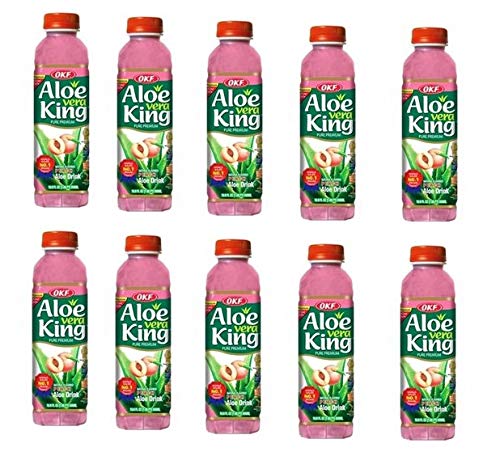 10 x 500ml Aloe Vera King Drink Pomegranate taste inc. EINWEG Pfand Granatapfel Geschmack von The Link