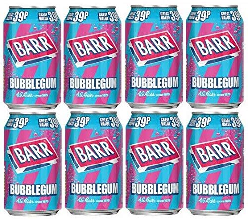 8 Dosen Barr Bubblegum a 0,33 L ink. EINWEG Pfand 2,64 L Limonade von The Link