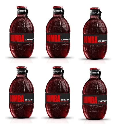 The Link 6 x Bomba Cherry Energy a 250ml Glas Energygetränk inc. 1,50€ EINWEG Pfand 250 ml von The Link