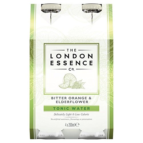 London Essence Co. Bitter Orange & Holunder Tonic Water 4 x 200 ml von The London Essence Co.