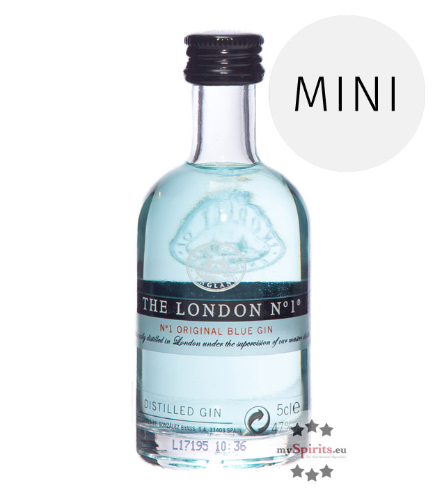 The London No. 1 Blue Gin  (47 % Vol., 0,05 Liter) von The London Nº1