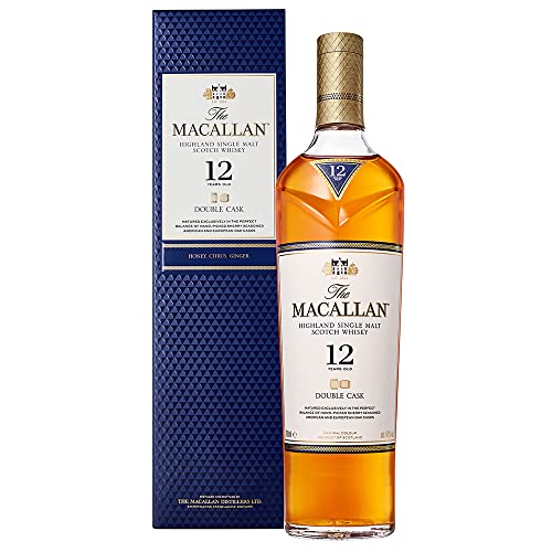 Macallan 12 Jahre | Double Cask | Single Malt Scotch Whisky | mit Geschenkverpackung | unverwechselbare Sherry-Noten | 40% Vol | 700ml Einzelflasche von Macallan