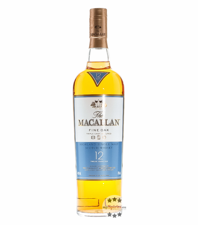Macallan 12 Jahre Fine Oak Highland Single Malt Whisky (40 % vol., 0,7 Liter) von The Macallan Distillery
