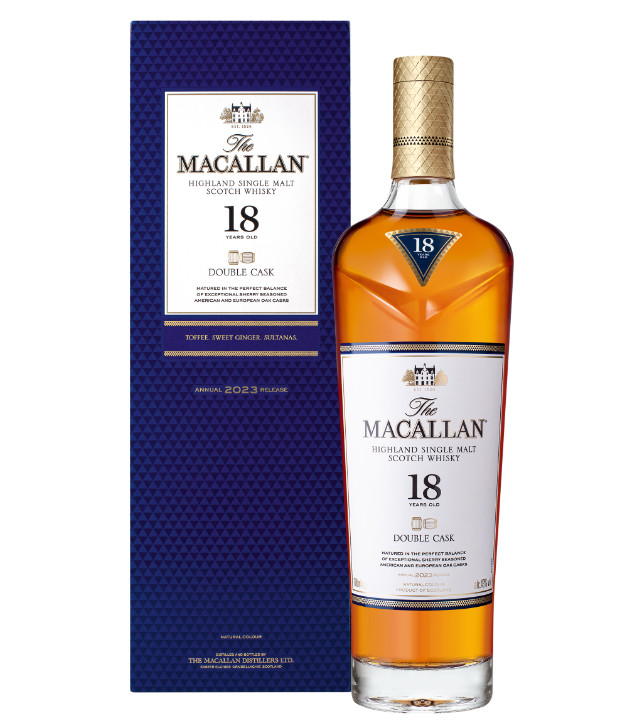 Macallan 18 Jahre Double Cask Single Malt Whisky (43 % vol, 0,7 Liter) von The Macallan Distillery