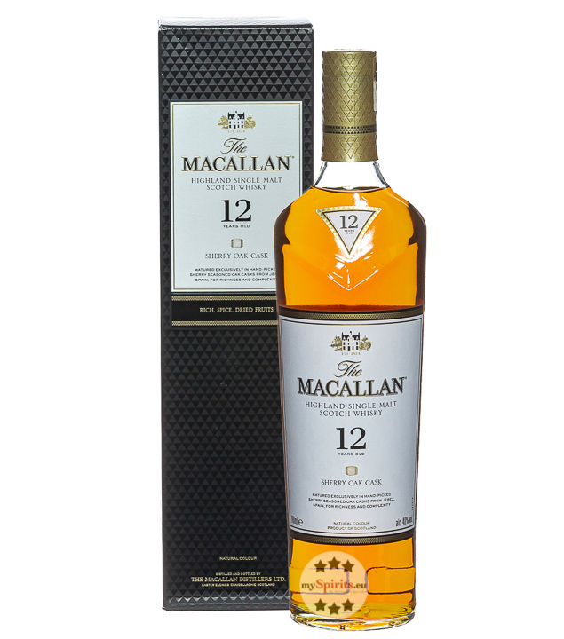 Macallan Sherry Oak 12 Jahre Single Malt Whisky (40 % Vol., 0,7 Liter) von The Macallan Distillery