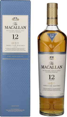 The Macallan 12 Years Old TRIPLE CASK MATURED mit Geschenkverpackung Whisky (1 x 0.7 l) von Macallan