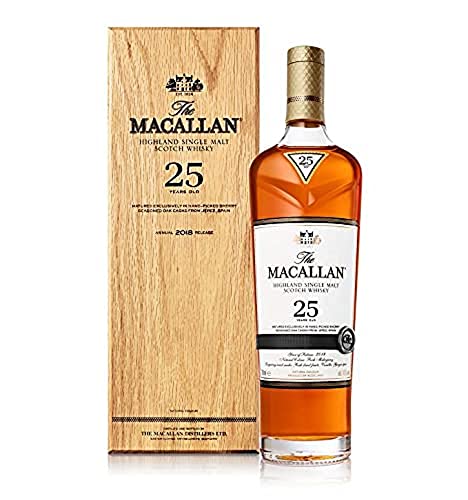 The Macallan 25 Years Old SHERRY OAK 2022 43% Vol. 0,7l in Holzkiste von Macallan