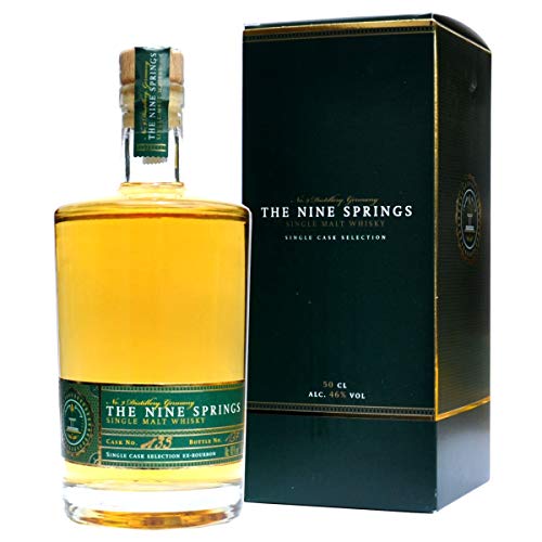 The Nine Springs Whisky Single Cask Selection Bourbon Cask 0,5 l von The Nine Springs