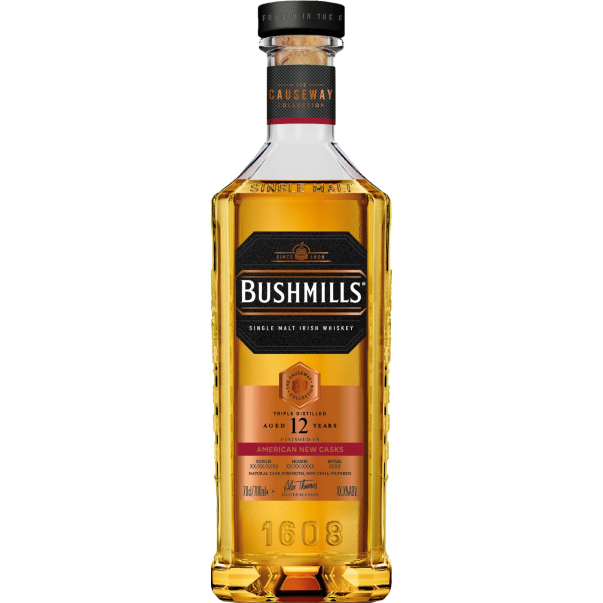 Bushmills Causeway Collection 12 YO American Oak, Irish Whiskey, 0,7 L, 46% Vol., Spirituosen Bushmills Causeway Collection 12 YO American Oak, Irish Whiskey, 0,7 L, 46% Vol., Spirituosen von The "Old Bushmills" Distillery Company Limited