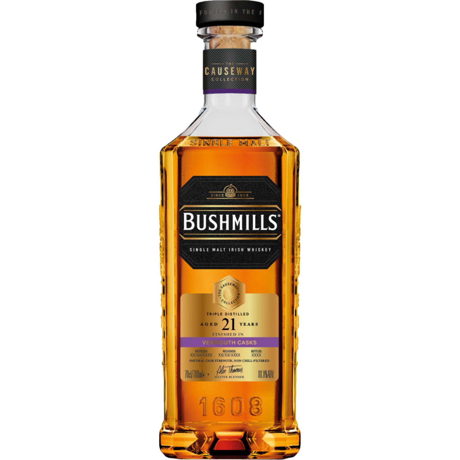 Bushmills Causeway Collection 21 YO Vermouth Casks, Irish Whiskey, 0,7 L, 50,7% Vol., Spirituosen Bushmills Causeway Collection 21 YO Vermouth Casks, Irish Whiskey, 0,7 L, 50,7% Vol., Spirituosen von The "Old Bushmills" Distillery Company Limited