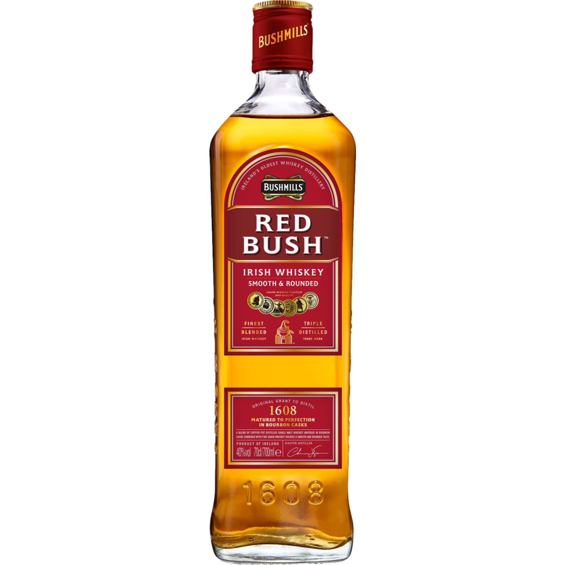 Bushmills Red Bush Whiskey, Irish Whiskey, 0,7 L, 40% Vol., Spirituosen von The "Old Bushmills" Distillery Company Limited