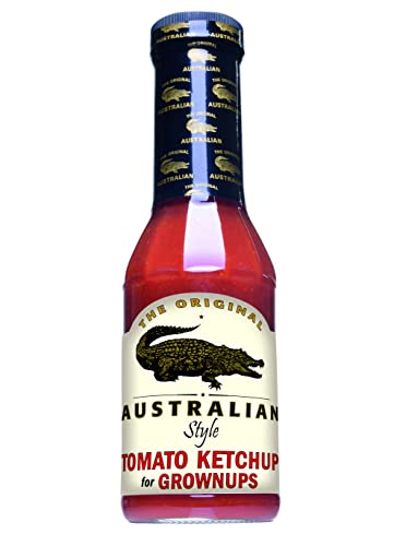 THE ORIGINAL AUSTRALIAN - Tomato Ketchup for Grownups | Scharfer Tomatenketchup mit Jalapeno-Chilischoten. Scharfer Ketchup perfekt für Hot Dogs, Burger, Pommes oder Pasta | Inhalt: 355 ml THE ORIGINAL AUSTRALIAN - Tomato Ketchup for Grownups | Scharfer Tomatenketchup mit Jalapeno-Chilischoten. Scharfer Ketchup perfekt für Hot Dogs, Burger, Pommes oder Pasta | Inhalt: 355 ml von The Original Australian