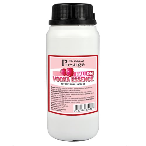 Himbeere-Wodka-Geschmacksessenz 280 ml | herb-säuerliches Aroma und fruchtig-süß | professionelle Essenz für den Hausgebrauch und die Brennerei | 20 ml Essenz für 750 ml handelsüblichen Himbeere-Wodka-Geschmacksessenz 280 ml | herb-säuerliches Aroma und fruchtig-süß | professionelle Essenz für den Hausgebrauch und die Brennerei | 20 ml Essenz für 750 ml handelsüblichen von The Original Prestige