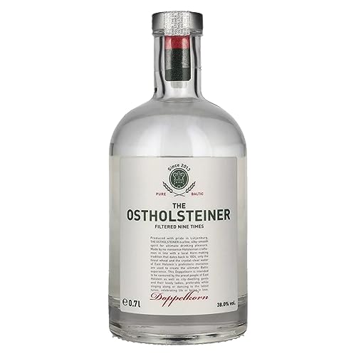 The Ostholsteiner | Premium-Doppelkorn | 700 ml | 38% Vol. | 9-fach filtriert & handabgefüllt | Aus besten Weizenfeindestillaten | Weich & rund von The Ostholsteiner