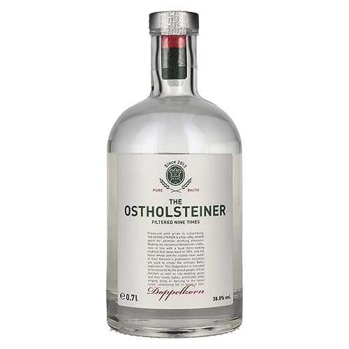 The Ostholsteiner | Premium-Doppelkorn | 700 ml | 38% Vol. | 9-fach filtriert & handabgefüllt | Aus besten Weizenfeindestillaten | Weich & rund von The Ostholsteiner