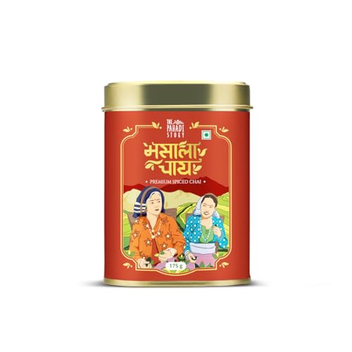 The Pahadi Story Masala Chai Loose Leaf, Premium Summer Harvest Blend of Assam Black CTC 100% Natural Ingredients Masala Chai Tea, 175gm The Pahadi Story Masala Chai Loose Leaf, Premium Summer Harvest Blend of Assam Black CTC 100% Natural Ingredients Masala Chai Tea, 175gm von The Pahadi Story
