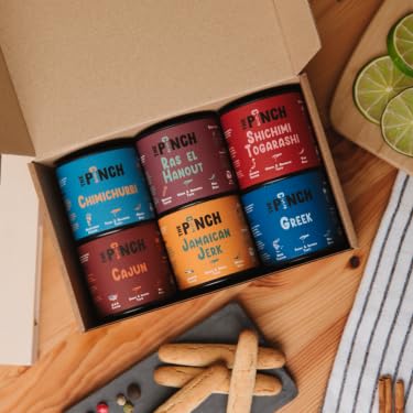 "Masters of BBQ" Box 6 Gourmet Spices Perfect for Barbecues - No Additives - Authentic Flavours from Around the World - Ideal for a Creative Gift for Food Lovers "Masters of BBQ" Box 6 Gourmet Spices Perfect for Barbecues - No Additives - Authentic Flavours from Around the World - Ideal for a Creative Gift for Food Lovers von The Pinch
