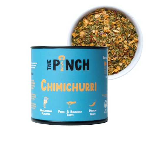 THE PINCH Chimichurri Argentine Spices Salt Free. Prepare a 100% natural Chimichurri sauce for barbecues, roasts and vegetable skewers. A healthy and easy to use seasoning. 45g package. THE PINCH Chimichurri Argentine Spices Salt Free. Prepare a 100% natural Chimichurri sauce for barbecues, roasts and vegetable skewers. A healthy and easy to use seasoning. 45g package. von The Pinch