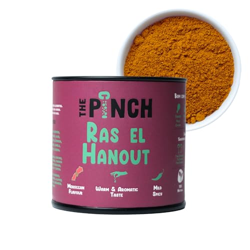 THE PINCH Ras el Hanout 100% Natural and Salt-Free Maghreb Seasoning - Healthy and easy to use. Very tasty in various vegan recipes such as roasted vegetables, couscous and lentil stew. 45g package. THE PINCH Ras el Hanout 100% Natural and Salt-Free Maghreb Seasoning - Healthy and easy to use. Very tasty in various vegan recipes such as roasted vegetables, couscous and lentil stew. 45g package. von The Pinch