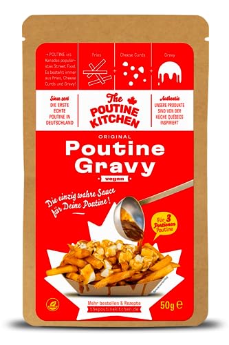 Original Poutine Gravy - vegane Sauce für Poutine - authentischer Geschmack wie in Quebec von The Poutine Kitchen