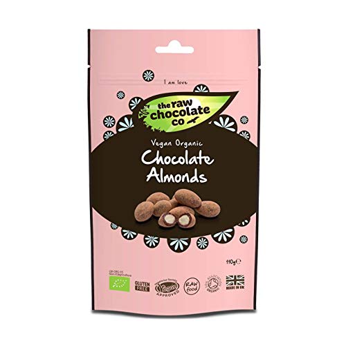 2 x The Raw Chocolate Company Organic Chocolate Almonds Pouch 110g von The Raw Chocolate Company
