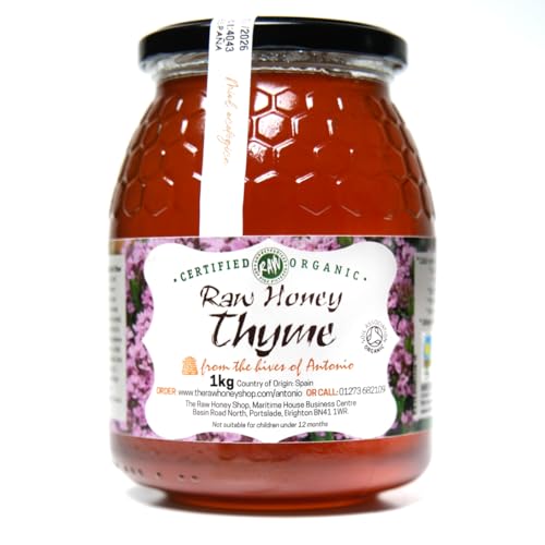 Antonio's Raw Certified Thyme Honey |Pure Wilderness Honey |Unpasteurised |Single Origin |The Raw Honey Shop |(970g) von The Raw Honey Shop