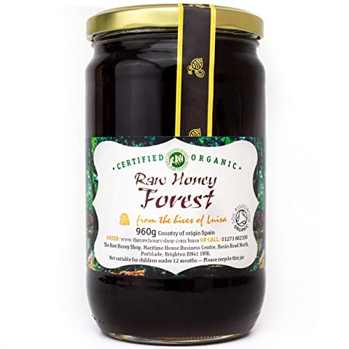 ROHER BIO WALDHONIG, 960g - Unpasteurisierter, Grob Gefilterter Honig - Kaltgepresst - 100% Reiner Naturhonig, The Raw Honey Shop ROHER BIO WALDHONIG, 960g - Unpasteurisierter, Grob Gefilterter Honig - Kaltgepresst - 100% Reiner Naturhonig, The Raw Honey Shop von The Raw Honey Shop