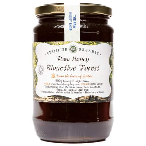 ROHER GRIECHISCHER BIO WALD-HONIG 500g, Aktiv 23.5 - aus dem Natura 2000 Schutzgebiet Mount Kissavos, Laborgeprüft als Echt und 100% Reiner Naturhonig, Roh, Unpasteurisiert, The Raw Honey Shop ROHER GRIECHISCHER BIO WALD-HONIG 500g, Aktiv 23.5 - aus dem Natura 2000 Schutzgebiet Mount Kissavos, Laborgeprüft als Echt und 100% Reiner Naturhonig, Roh, Unpasteurisiert, The Raw Honey Shop von The Raw Honey Shop