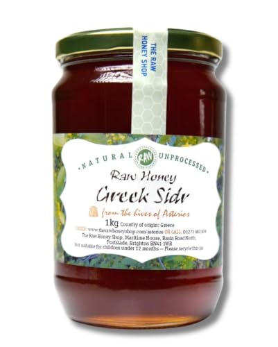 ROHER GRIECHISCHER SIDR-HONIG 1kg, Aktiv 21.5, Laborgeprüft als Echt und 100% Reiner Naturhonig, Seltener und Legendärer Sidr-Honig, The Raw Honey Shop ROHER GRIECHISCHER SIDR-HONIG 1kg, Aktiv 21.5, Laborgeprüft als Echt und 100% Reiner Naturhonig, Seltener und Legendärer Sidr-Honig, The Raw Honey Shop von The Raw Honey Shop