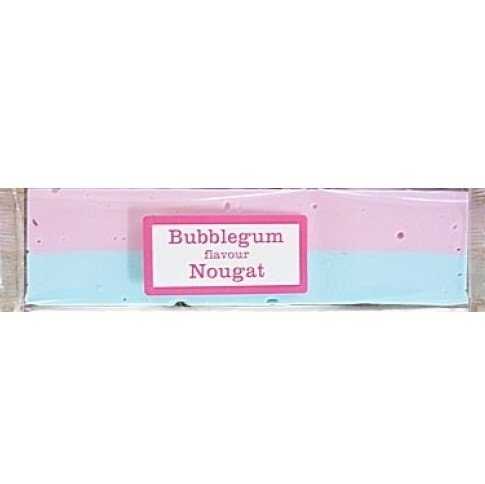 The Real Candy Bubblegum Flavour Nougat, 150 g, 12 Stück von The Real Candy