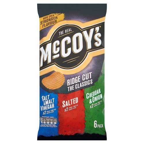 The Real McCoy's Ridge Cut The Classics Crisps, 6 x 28,5 g The Real McCoy's Ridge Cut The Classics Crisps, 6 x 28,5 g von The Real McCoy's