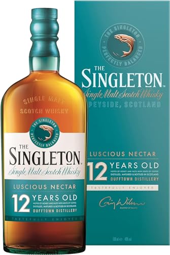 The Singleton 12 Jahre Single Malt Scotch Whisky - Geschenkempfehlung, handgefertigt aus der schottischen Speyside, 43 Prozent vol, 700ml Einzelflasch von The Singleton
