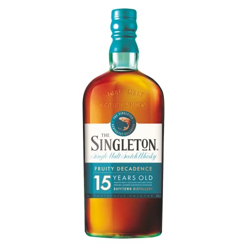 The Singleton of Dufftown 15 Jahre Speyside Single Malt Scotch Whisky | Pur, auf Eis oder im Cocktail | handgefertigt in Schottland | 40% vol | 700ml Einzelflasche | von The Singleton