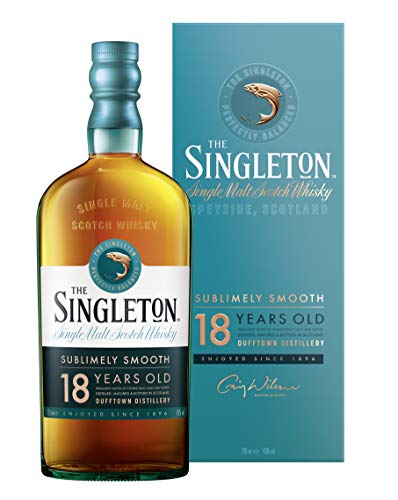 The Singleton of Dufftown 18 Jahre | Single Malt Scotch Whisky | mit Geschenkverpackung | handgefertigt auf schottischem Boden | 40% vol | 700ml Einzelflasche | von The Singleton