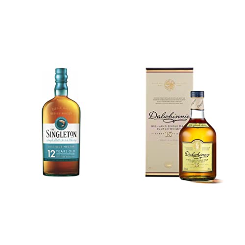 The Singleton 12 Jahre | Single Malt Scotch Whisky | mit Geschenkverpackung | aromatischer Single Malt Scotch Whisky | handgefertigt | 43% vol | 700ml | & Dalwhinnie 15 Jahre | 43% vol | 700ml von The Singleton
