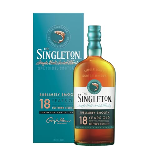 The Singleton of Dufftown 18 Jahre | Single Malt Scotch Whisky | mit Geschenkverpackung | handgefertigt auf schottischem Boden | 40% vol | 700ml Einzelflasche | von The Singleton