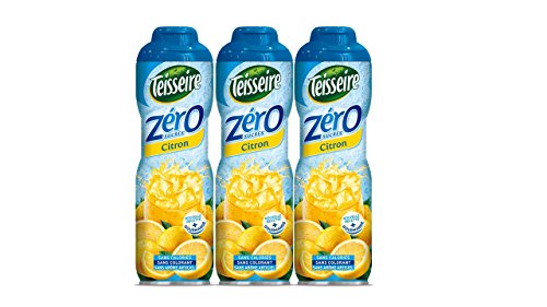 Teisseire Getränke-Sirup Lemon/Zitrone 0% - 600ml - Sirup der genauso schmeckt wie die Frucht (3er Pack) von Teisseire