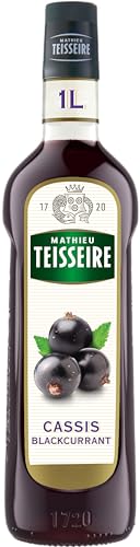 Teisseire Sirup Cassis (schwarze Johannisbeere) - Special Barman - 1L von Mathieu Teisseire