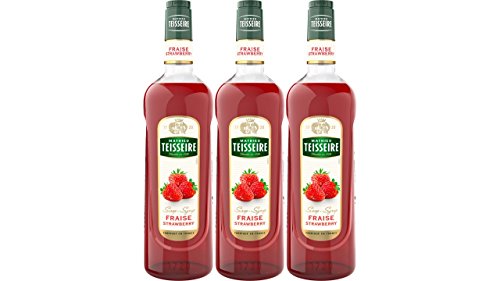 Teisseire Sirup Set Erdbeere - 3 x 1L von Mathieu Teisseire