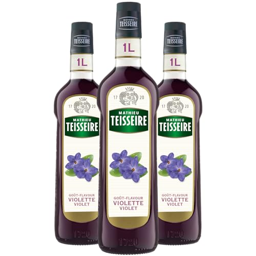 Teisseire Sirup Set Veilchen ( Violette) - 3 x 1 L von Mathieu Teisseire