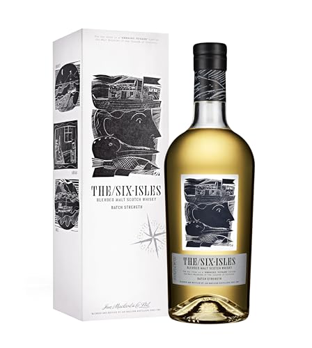 The Six Isles I Batch Strength I Blended Malt Scotch Whisky I Sammlung von Single Malts von 6 Inseln I 700 ml I 58% Vol. The Six Isles I Batch Strength I Blended Malt Scotch Whisky I Sammlung von Single Malts von 6 Inseln I 700 ml I 58% Vol. von The Six Isles
