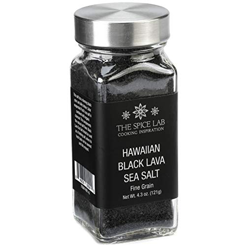The Spice Lab No. 4061 - hawaiianisches schwarzes Lava-Salz, fein, koscher, glutenfrei, ohne Gentechnik, natürliches Premium-Gourmet-Salz The Spice Lab No. 4061 - hawaiianisches schwarzes Lava-Salz, fein, koscher, glutenfrei, ohne Gentechnik, natürliches Premium-Gourmet-Salz von The Spice Lab