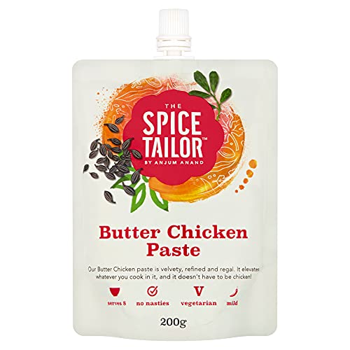 The Spice Tailor - Authentische indische milde Curry Paste, vegetarisch, natürliche Zutaten, Butter Chicken Paste, 200g, 7 Stück von The Spice Tailor