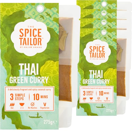 The Spice Tailor Thai Green Curry – Asiatisches Curry-Set, 5 Stück von The Spice Tailor