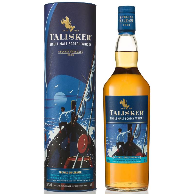 Talisker Single Malt Scotch Whisky, 2023er Special Release 59,7 % vol. 0,7 L, Schottland, Spirituosen von The Talisker Distillery Carbost, IV47 8SR, Isle of Skye, Scotland