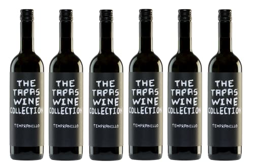 6x 0,75l - 2022er - The Tapas Wine Collection - Tempranillo - Valencia D.O.P. - Spanien - Rotwein trocken 6x 0,75l - 2022er - The Tapas Wine Collection - Tempranillo - Valencia D.O.P. - Spanien - Rotwein trocken von The Tapas Wine Collection