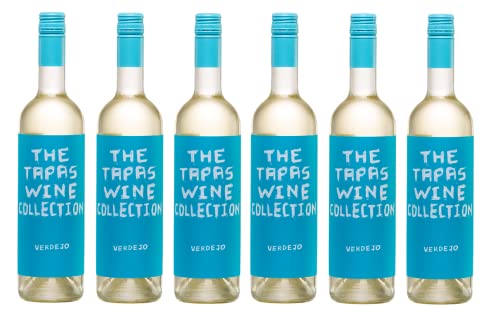 6x 0,75l - 2023er - The Tapas Wine Collection - Verdejo - Rueda D.O.P. - Spanien - Weißwein trocken 6x 0,75l - 2023er - The Tapas Wine Collection - Verdejo - Rueda D.O.P. - Spanien - Weißwein trocken von The Tapas Wine Collection