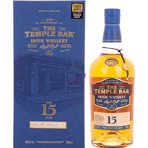 The Temple Bar 15 Years Old Single Malt Irish Whiskey 175th Anniversary (1 x 0.7 l) von The Temple Bar