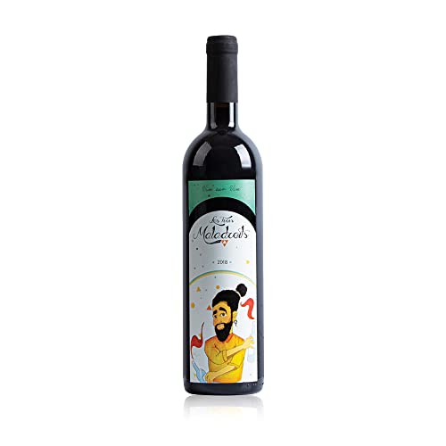 Les Trois Maladroits Rotwein 2018 - Libanesischer Rotwein in 0,75 Liter Glasflasche - 13.5% Alc. - Lecker Red Wine - Wein Geschenk - 2 Jahre in Betontanks von The Three Brothers